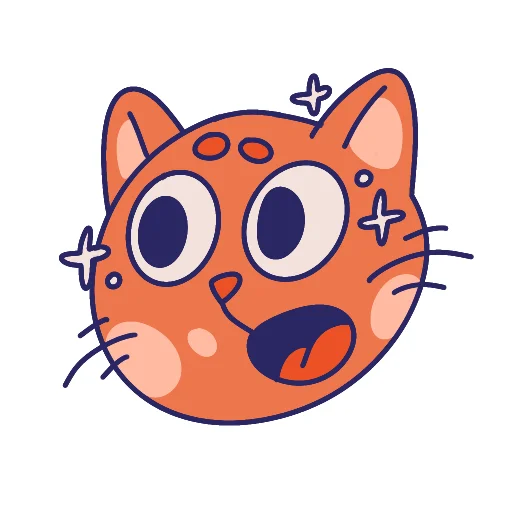 Sticker from the "MOM The Cat" sticker pack