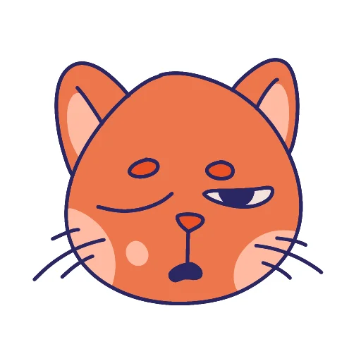 Sticker from the "MOM The Cat" sticker pack