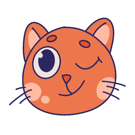 Sticker from the "MOM The Cat" sticker pack