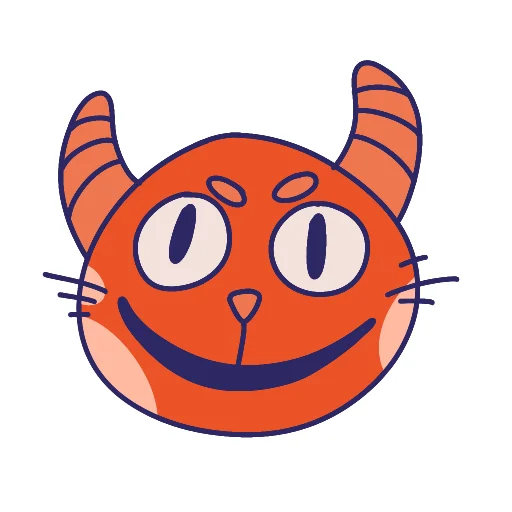 Sticker from the "MOM The Cat" sticker pack