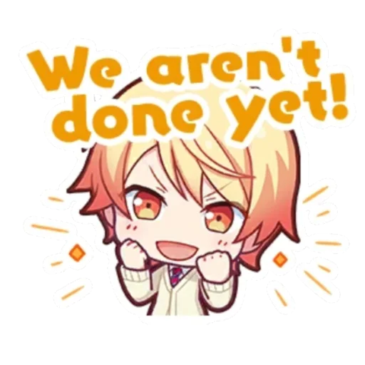 Sticker from the "Tsukasa Tenma | Цукаса Тенма" sticker pack