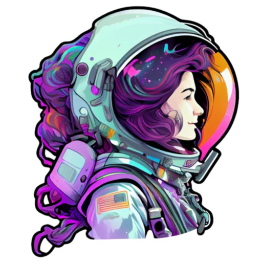 Sticker from the "КосмоСтикеры" sticker pack