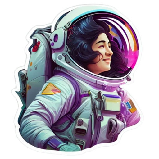 Sticker from the "КосмоСтикеры" sticker pack