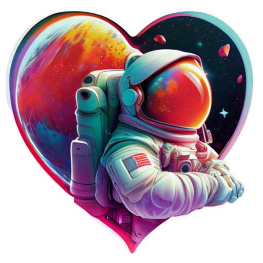 Sticker from the "КосмоСтикеры" sticker pack