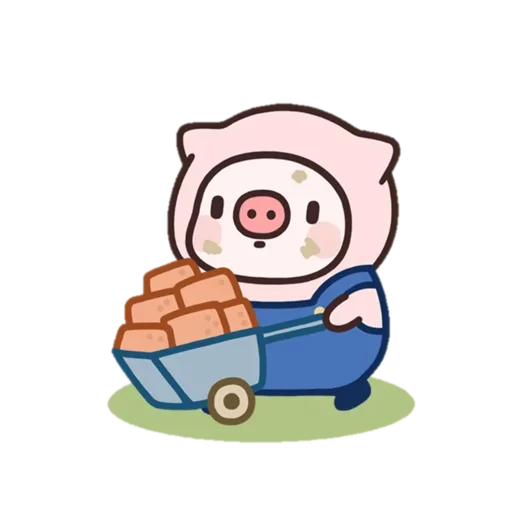 Sticker from the "Pig" sticker pack