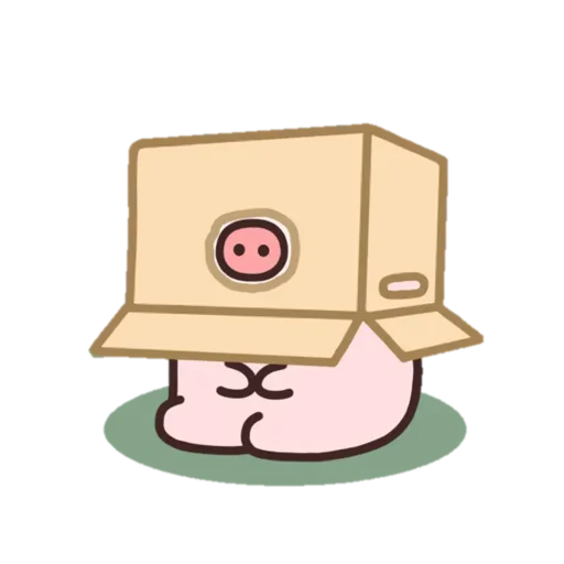 Sticker from the "Pig" sticker pack