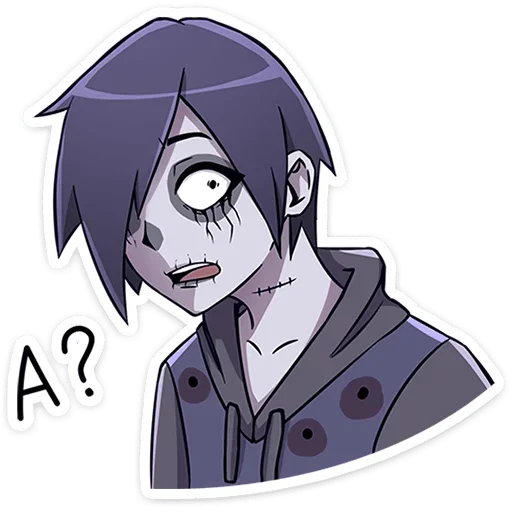 Sticker from the "Zombie Zack" sticker pack