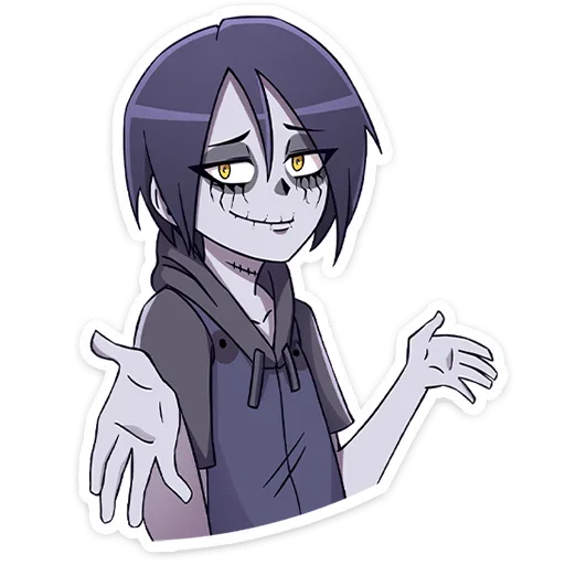 Sticker from the "Zombie Zack" sticker pack