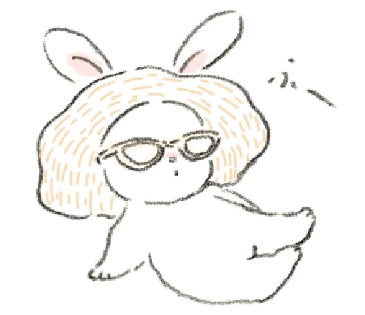 Sticker from the "Bunny ✰" sticker pack