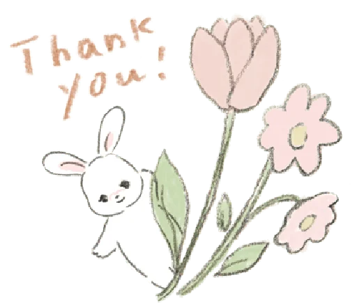 Sticker from the "Bunny ✰" sticker pack