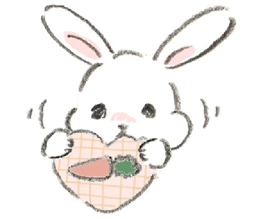 Sticker from the "Bunny ✰" sticker pack