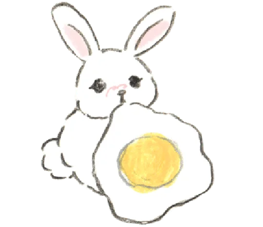 Sticker from the "Bunny ✰" sticker pack