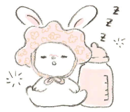 Sticker from the "Bunny ✰" sticker pack