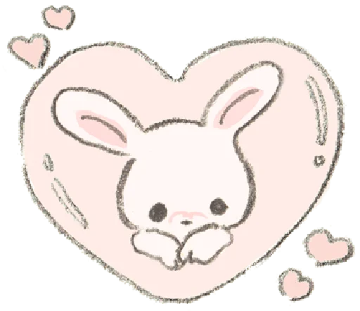 Sticker from the "Bunny ✰" sticker pack