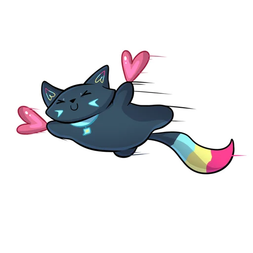 Sticker from the "Nekosay" sticker pack