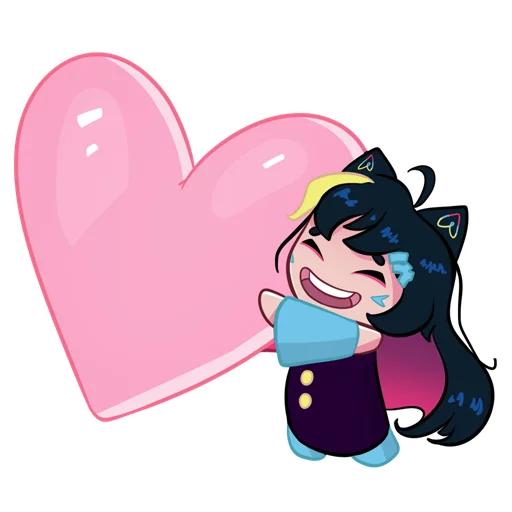 Sticker from the "Nekosay" sticker pack