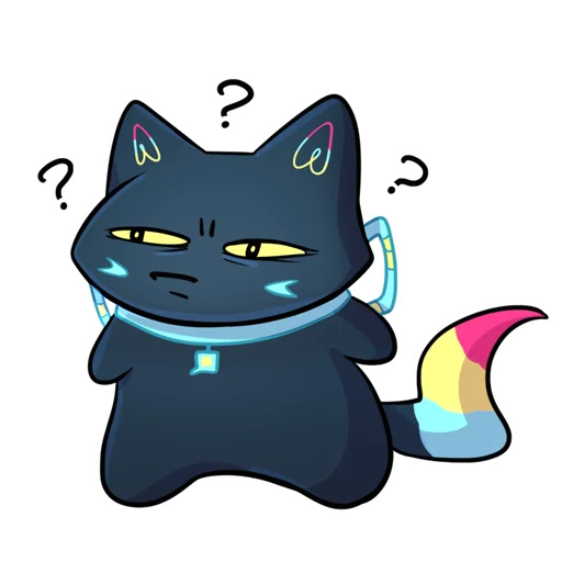 Sticker from the "Nekosay" sticker pack