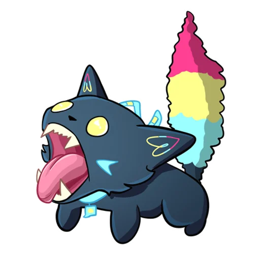 Sticker from the "Nekosay" sticker pack