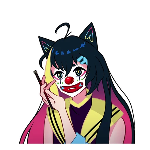 Sticker from the "Nekosay" sticker pack