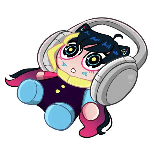 Sticker from the "Nekosay" sticker pack