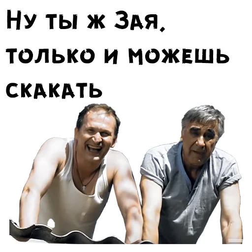 Sticker from the "Сваты" sticker pack