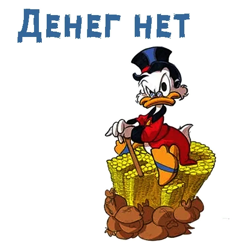 Sticker Скрудж Макдак