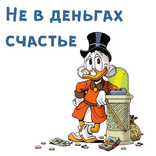 Sticker Скрудж Макдак