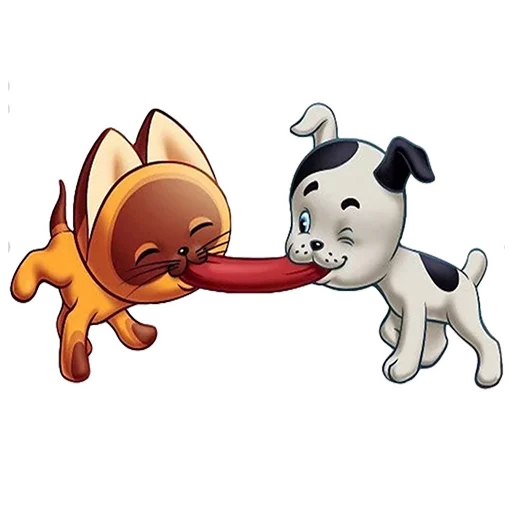 Sticker from the "Котёнок по имени Гав" sticker pack