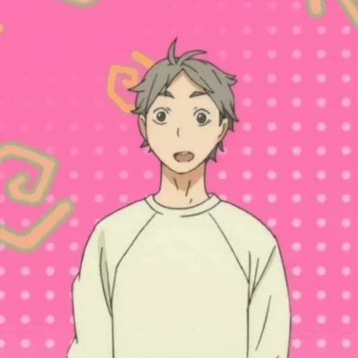 Sticker from the "✎sugawara koushi" sticker pack