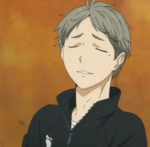 Sticker from the "✎sugawara koushi" sticker pack