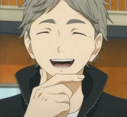 Sticker from the "✎sugawara koushi" sticker pack