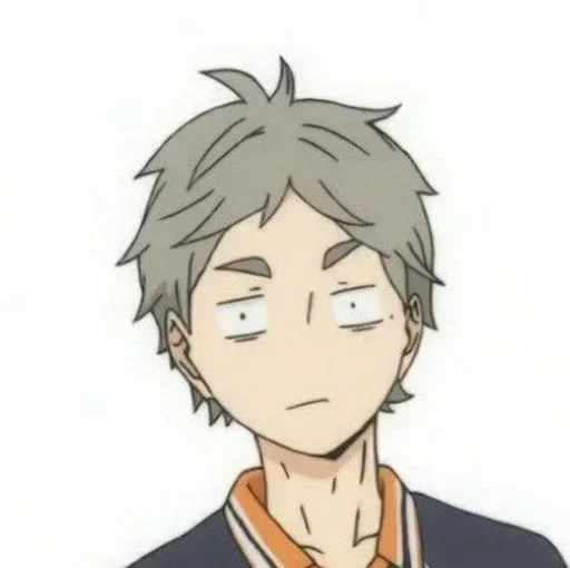 Sticker from the "✎sugawara koushi" sticker pack