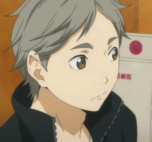 Sticker from the "✎sugawara koushi" sticker pack