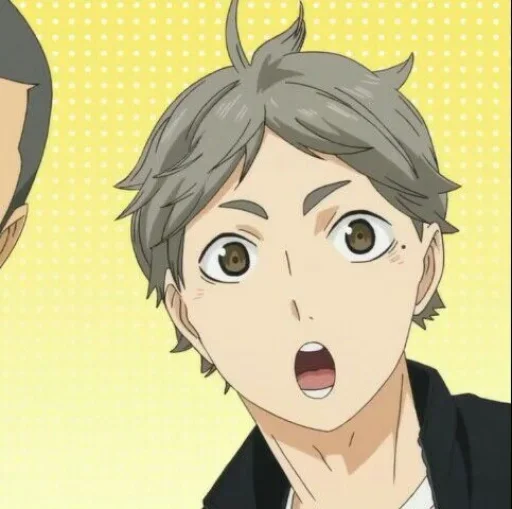 Sticker from the "✎sugawara koushi" sticker pack