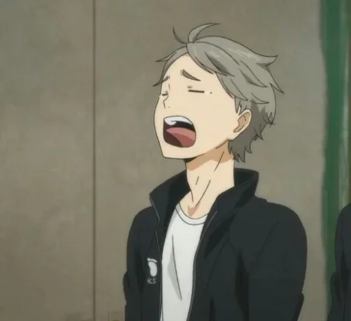 Sticker from the "✎sugawara koushi" sticker pack