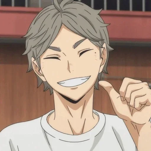 Sticker from the "✎sugawara koushi" sticker pack