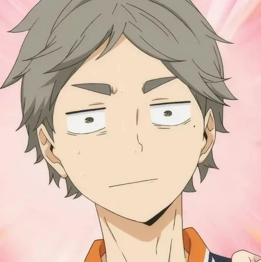 Sticker from the "✎sugawara koushi" sticker pack