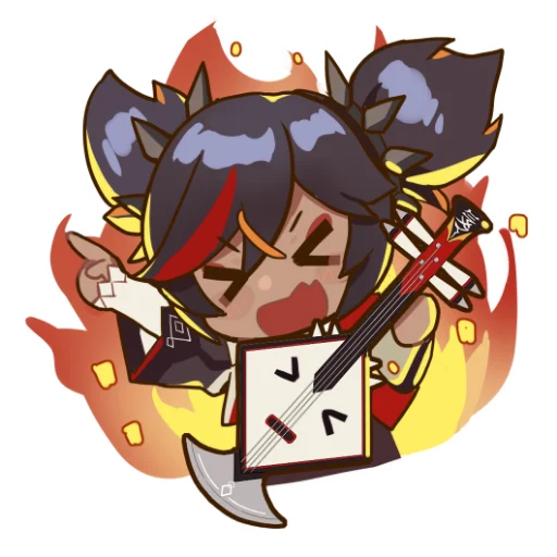 Sticker from the "Genshin Impact" sticker pack