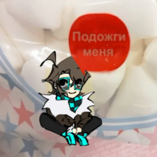 Sticker from the "Lololoshka" sticker pack