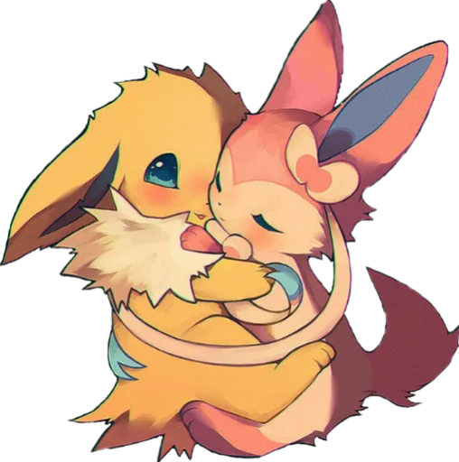 Sticker Jolteon emotes