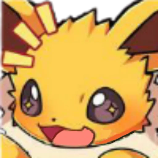 Sticker Jolteon emotes