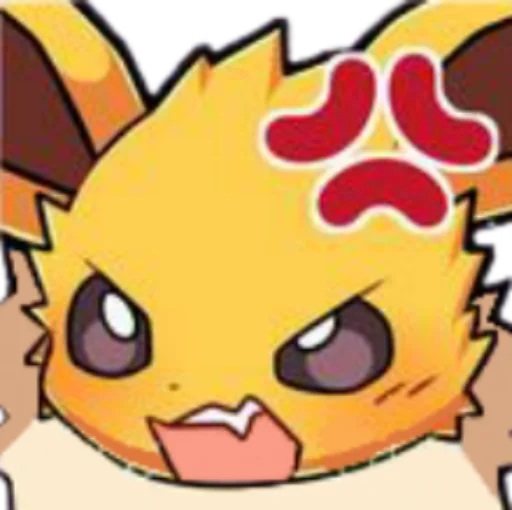 Sticker Jolteon emotes