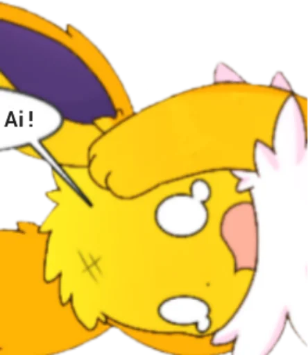 Sticker Jolteon emotes