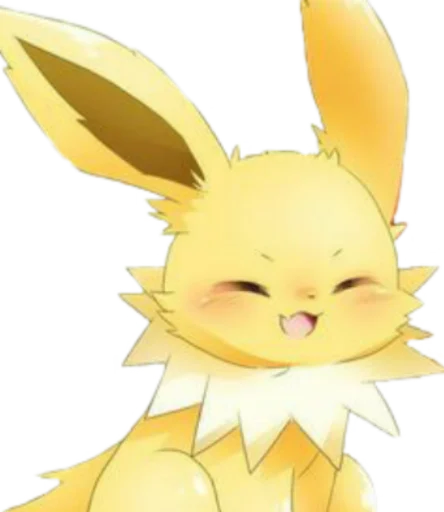 Sticker Jolteon emotes