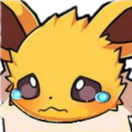 Sticker Jolteon emotes