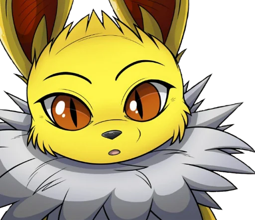 Sticker Jolteon emotes