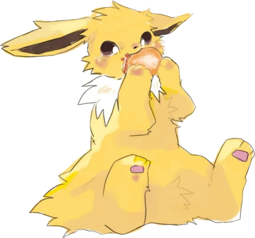 Sticker Jolteon emotes