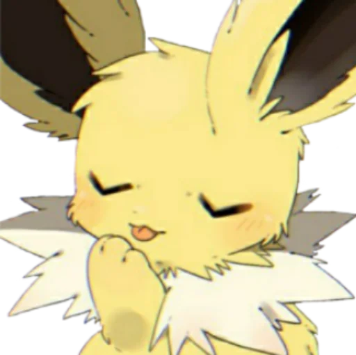 Sticker Jolteon emotes