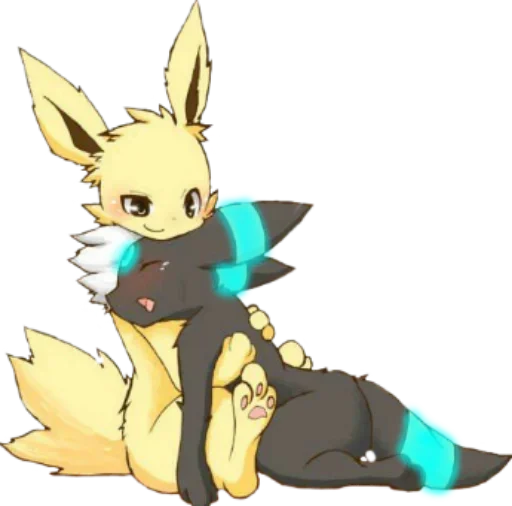 Sticker Jolteon emotes