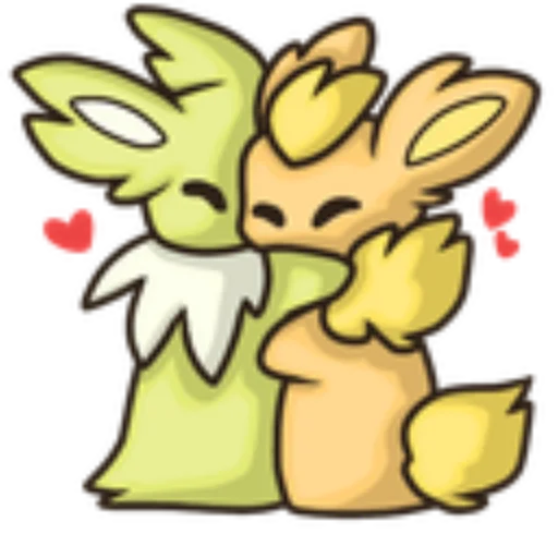 Sticker from the "Jolteon emotes" sticker pack